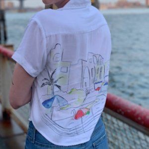 Onia Celeste Shirt - Size Small